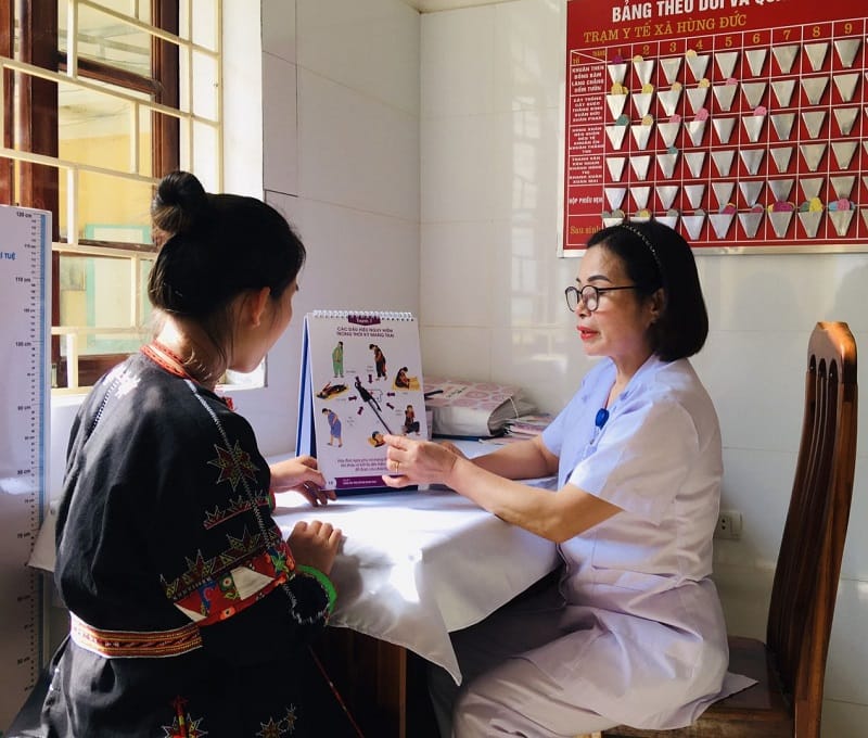 Hướng dẫn dinh dưỡng cho người dân tại xã Hùng Đức- Tuyên Quang