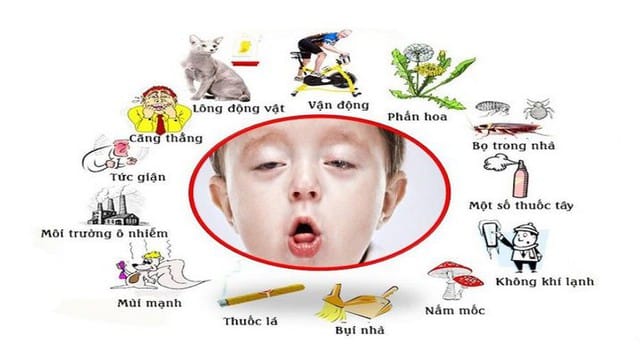 Có nhiều căn nguyên và yếu tố thuận lợi gây nên bệnh hen suyễn.