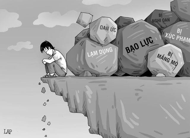 Hầu hết những trẻ em và vị thanh niên tự sát đều thể hiện những hành vi có thể quan sát được báo hiệu ý nghĩ tự sát của họ. Ảnh minh họa.