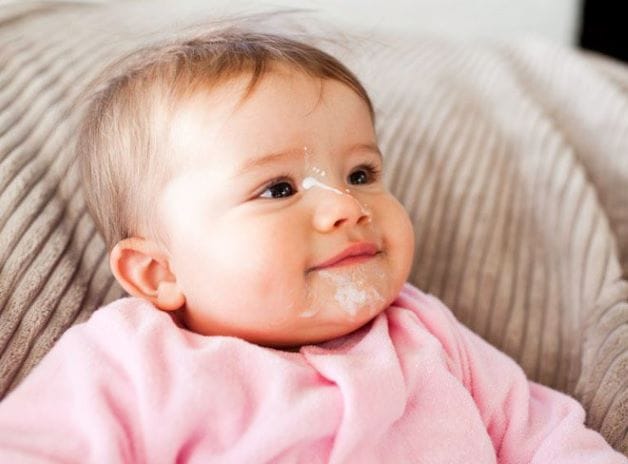 Trào ngược dạ dày thực quản là tình trạng thường gặp ở trẻ sơ sinh và trẻ nhỏ. Ảnh minh hoạ