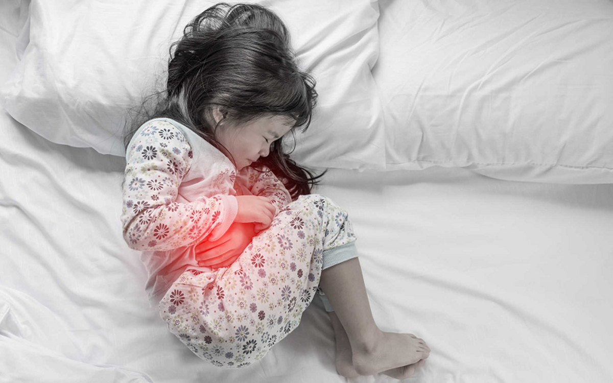 Trẻ em là đối tượng dễ bị nhiễm giun đường ruột nhất. Ảnh minh hoạ.