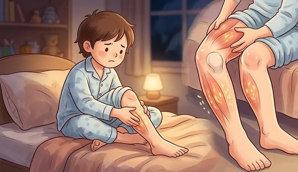 Dấu hiệu đặc trưng khi trẻ đau tăng trưởng